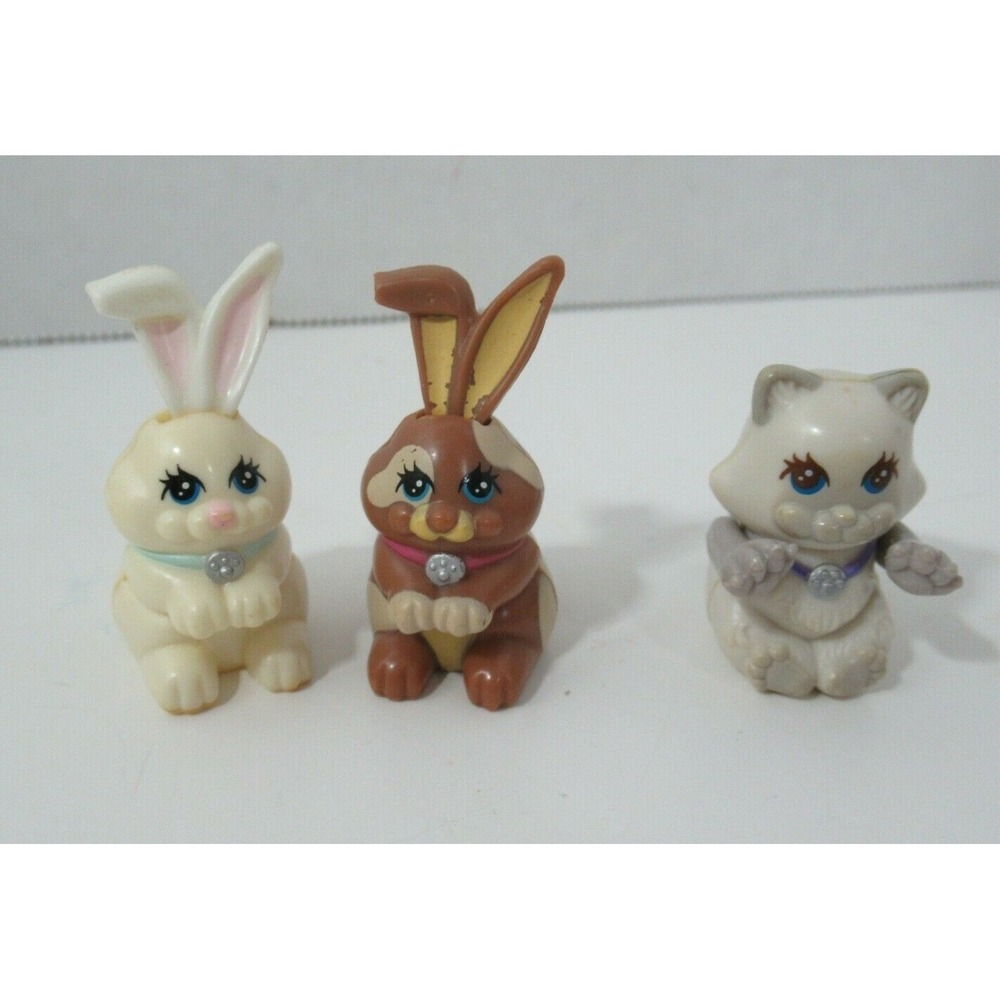 Kenner Vintage Used Littlest Pet Shop Cat Bashful Bunny Brown Mail order White